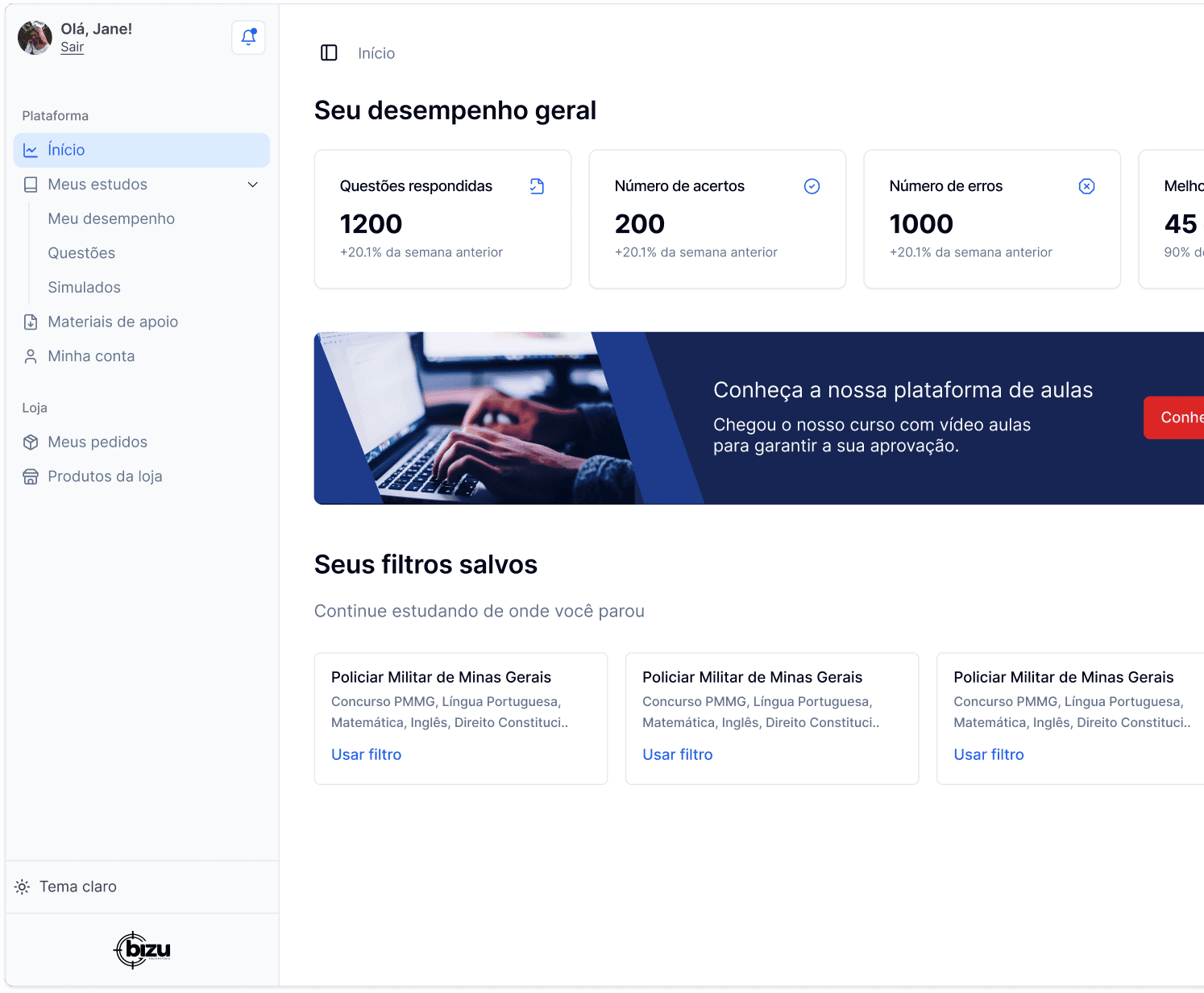 Plataforma Bizu